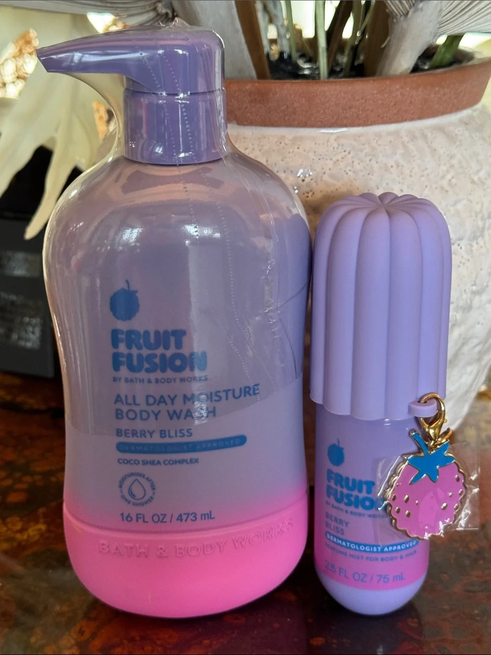 Bath & Body Works Fruit Fusion Berry Bliss Body Wash & Mist Set